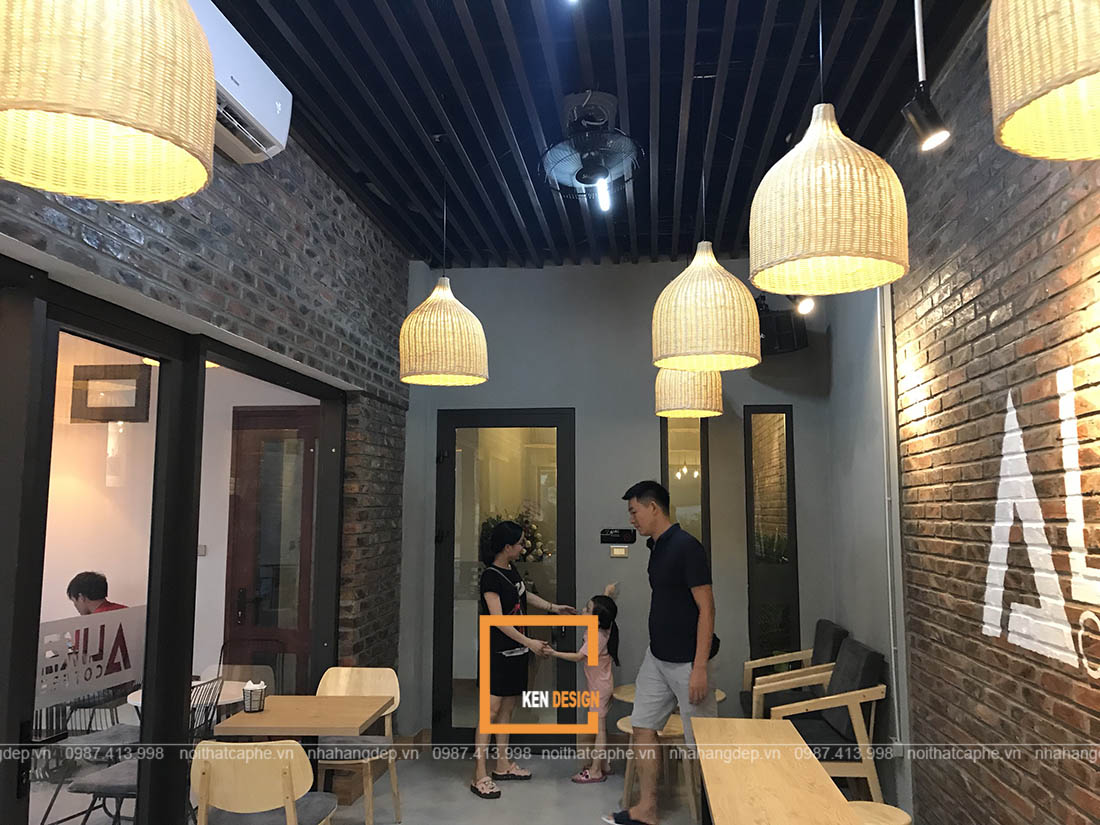 thiết kế quán cafe